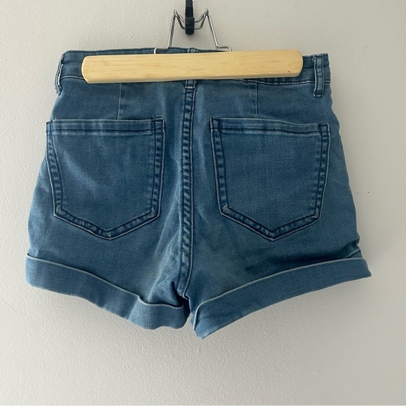 Forever 21 Blue Mini Shorts Size  25 - Picture 3 of 6
